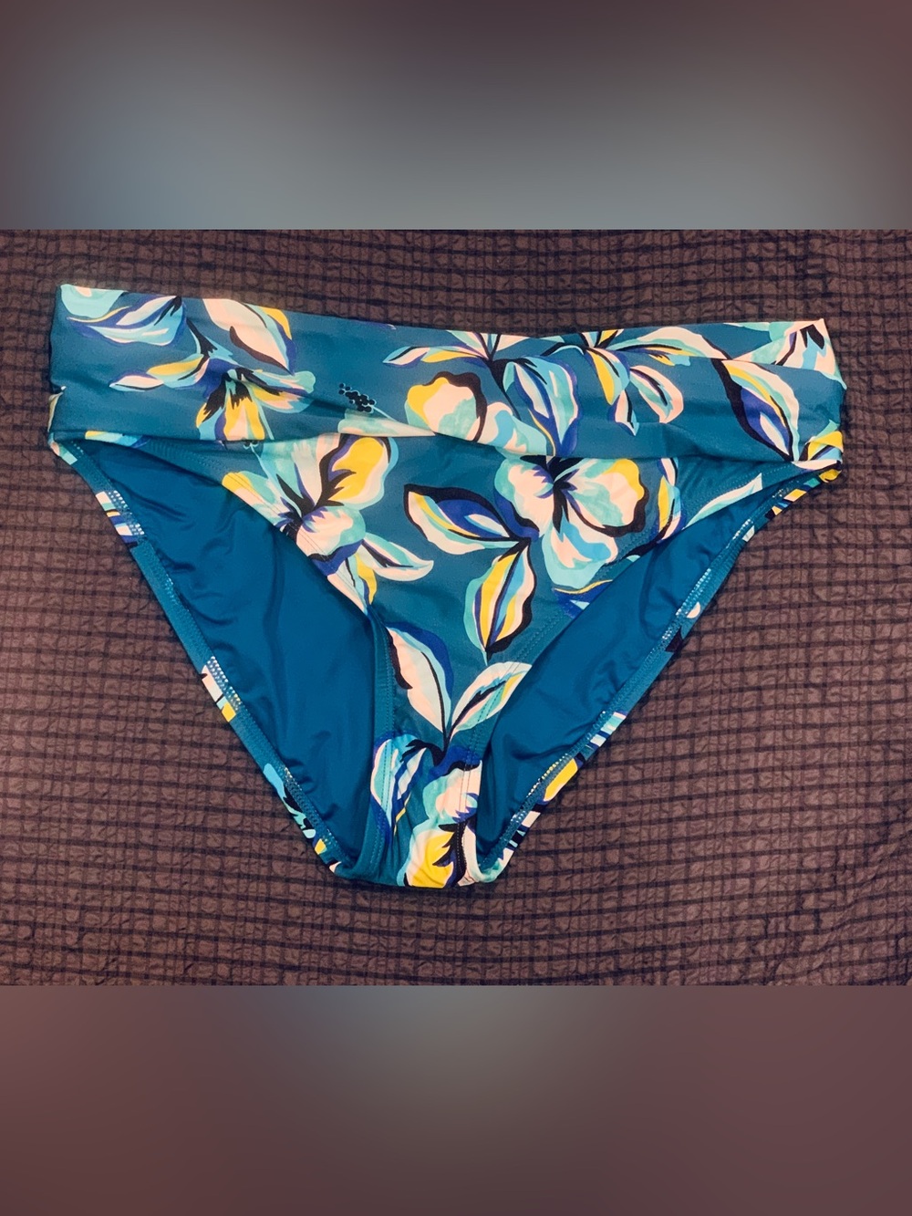 La Blanca Women's Island Goddess Shirred Band Hipster Bikini Bottom Size 14